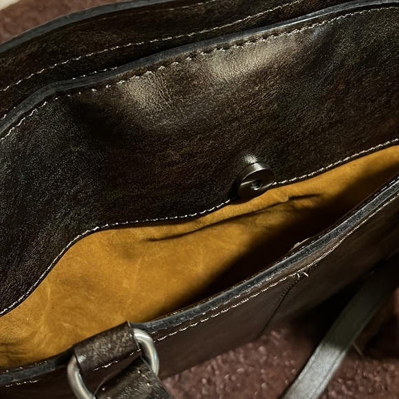 Patricia Nash Turquoise Tooled Tote Large leather - Picture 9 of 12